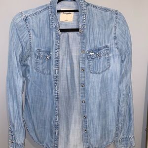 Abercrombie denim long sleeve